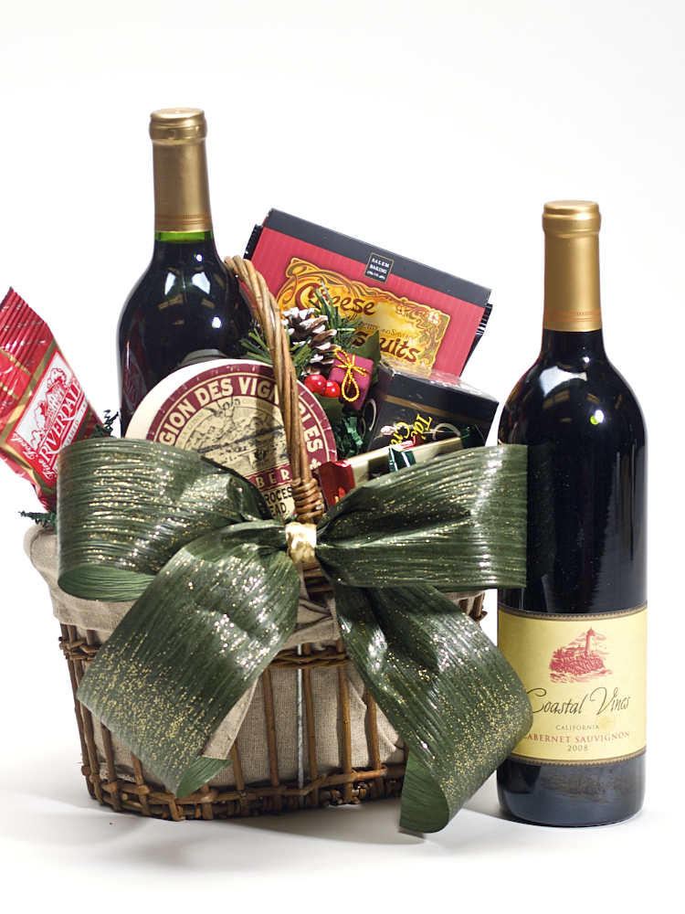 wine and gourmet gift baskets
